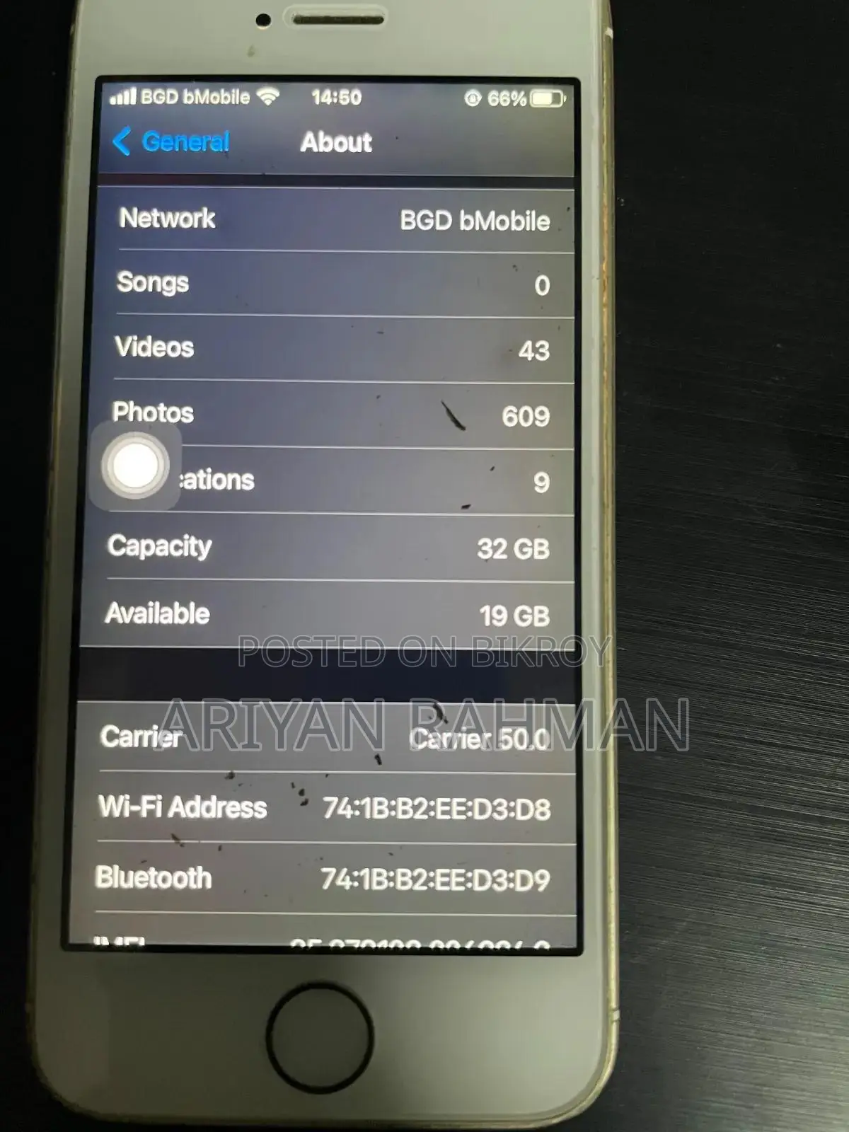 Apple iPhone SE 32 GB Gold