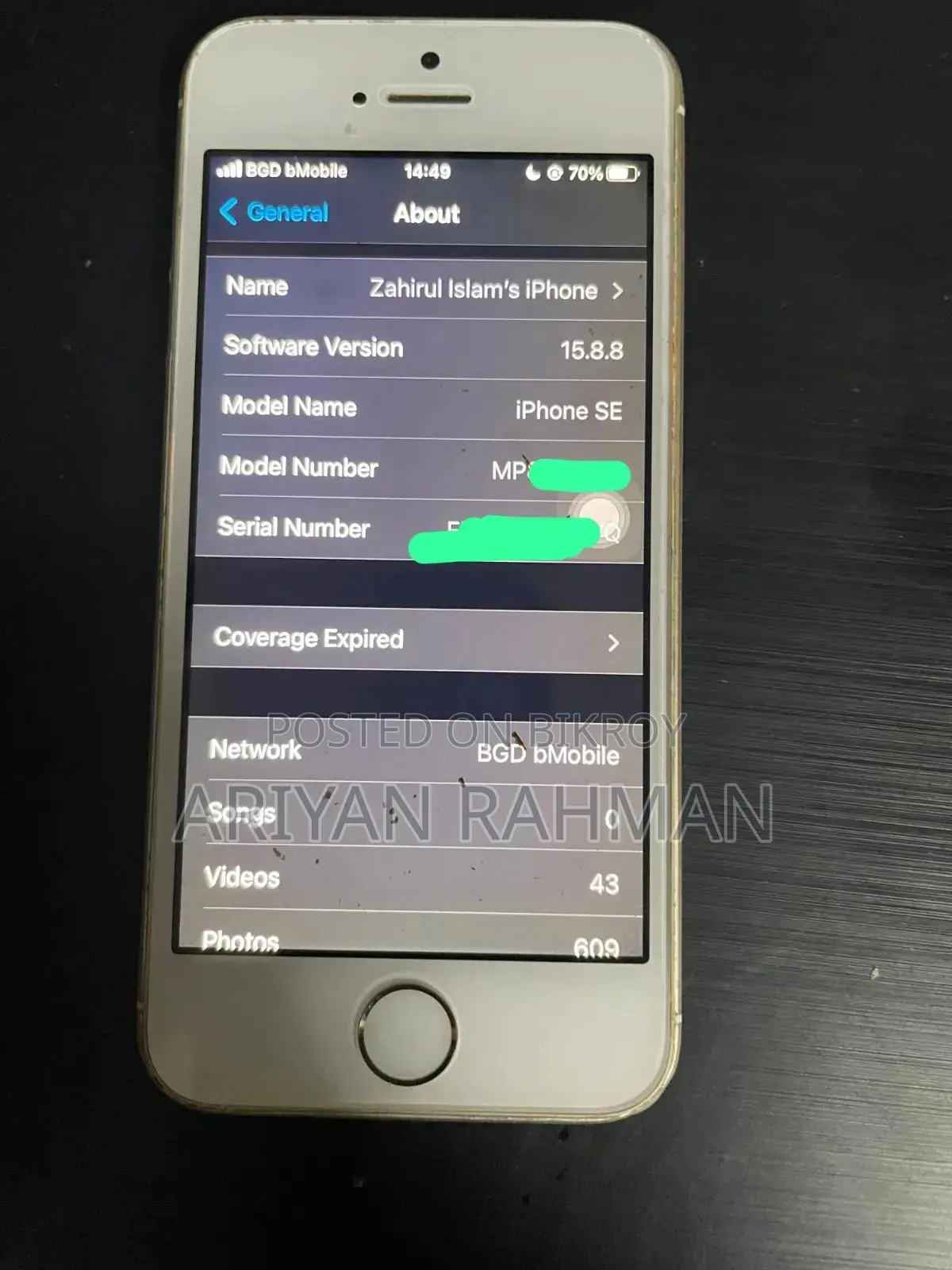 Apple iPhone SE 32 GB Gold