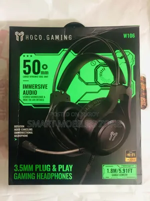 Hoco W106 Gaming Headphone With Converter