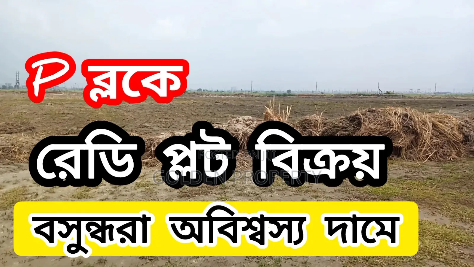 Block P 5 Katha Plot for Sale Bashundhara R/a Housing