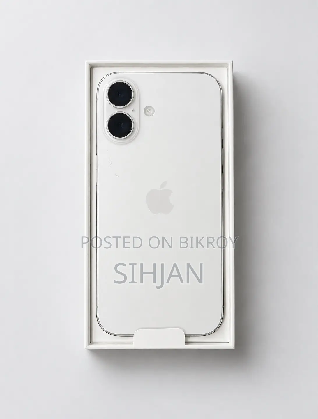 নতুন অ্যাপল আইফোন ১৬ ১২৮ জিবি সাদা