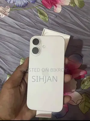 নতুন অ্যাপল আইফোন ১৬ ১২৮ জিবি সাদা