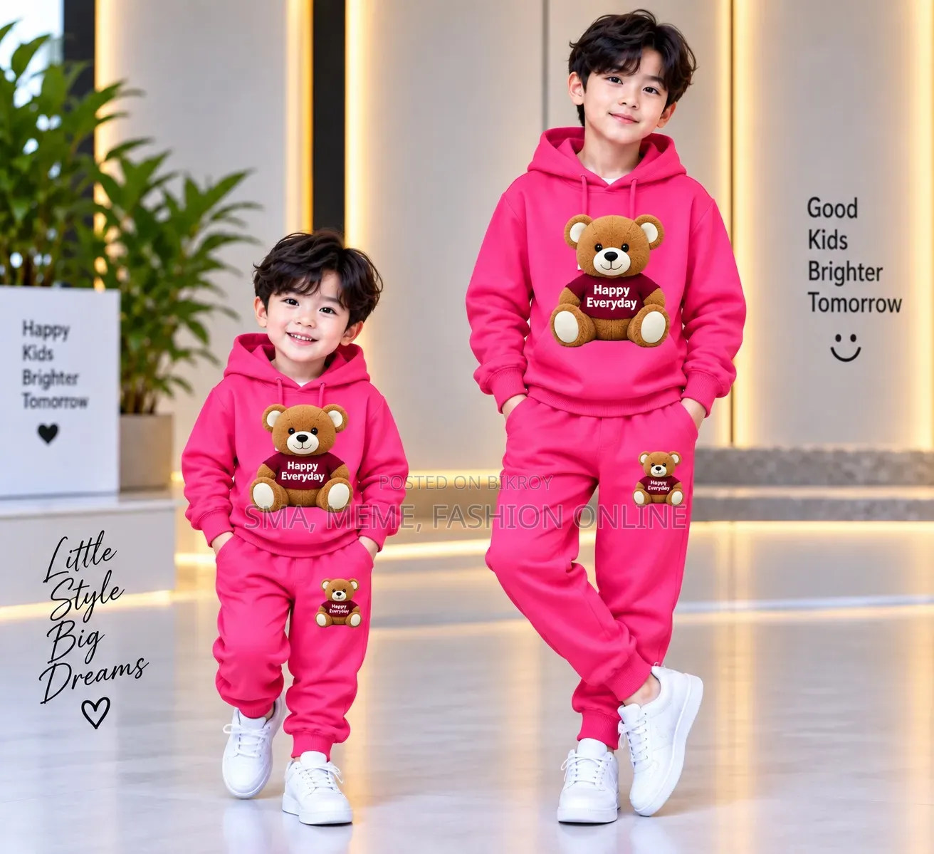 Stylish Kids Hoodie Set
