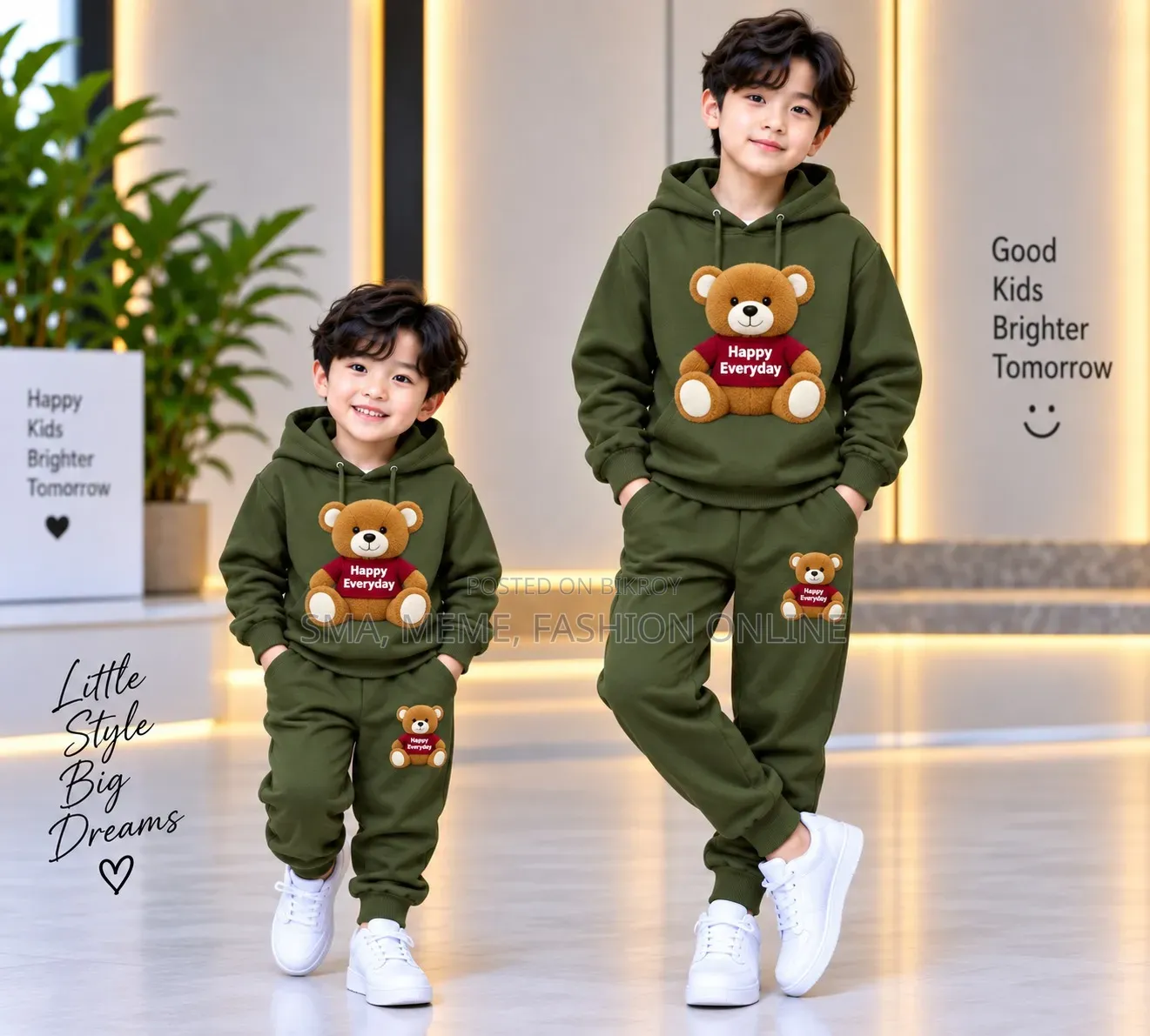 Stylish Kids Hoodie Set