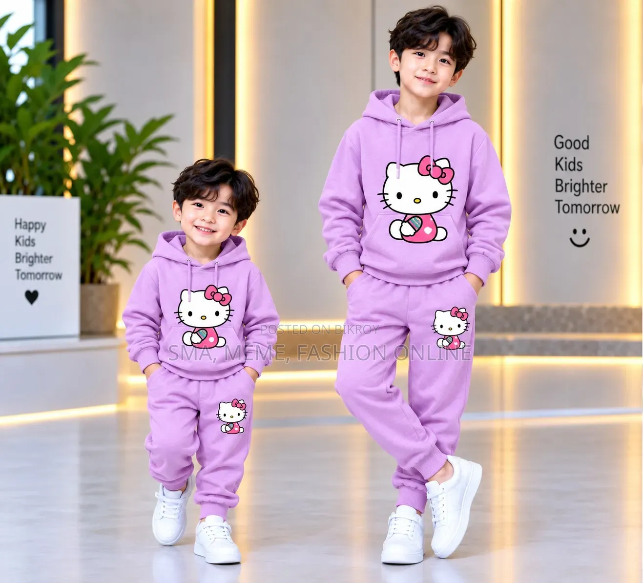 Stylish Kids Hoodie Set