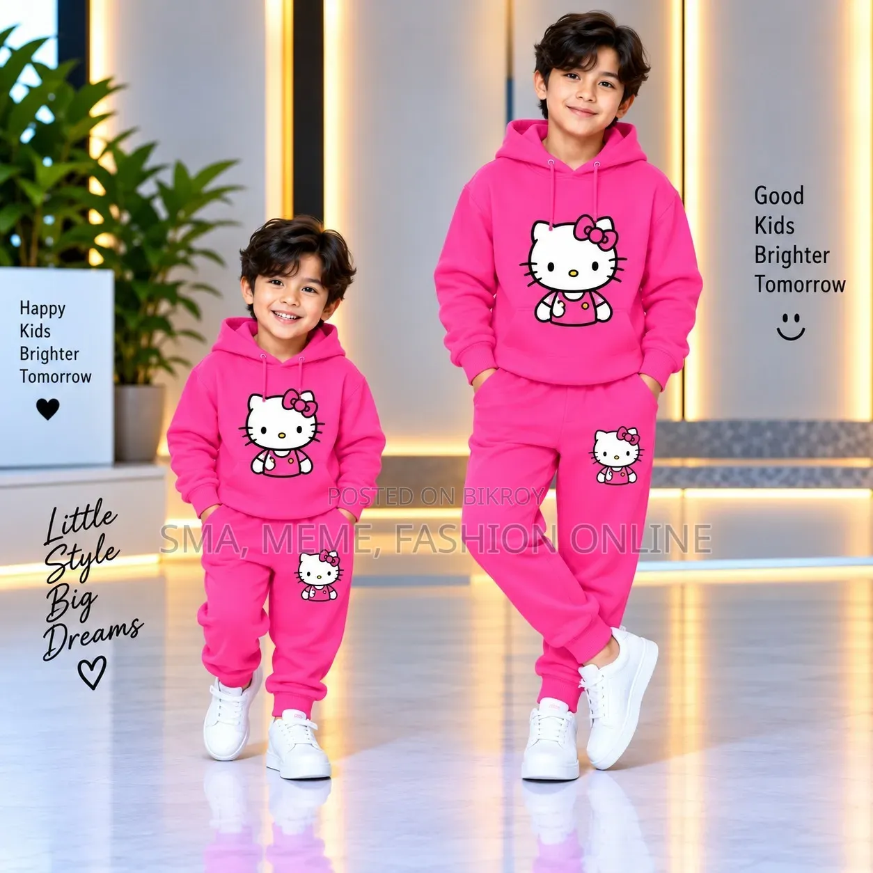 Stylish Kids Hoodie Set