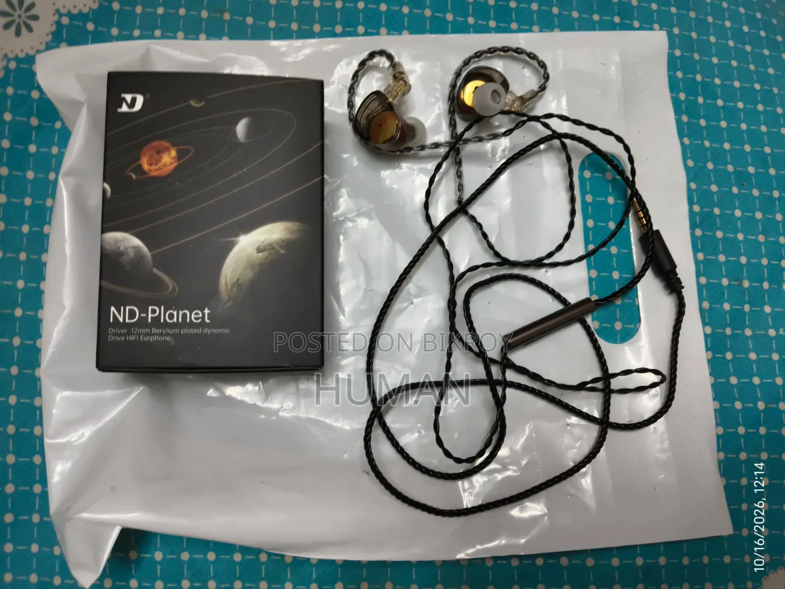 ND Planet IEM With Mic 3.5 MM (8 Days Used)