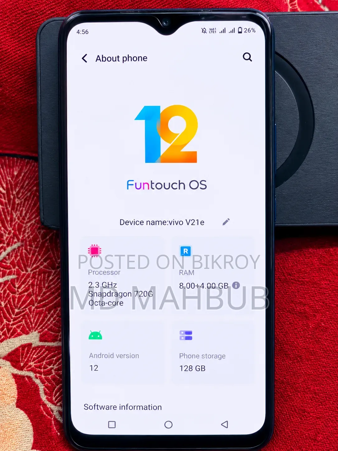 Vivo V21e 128 GB Bronze