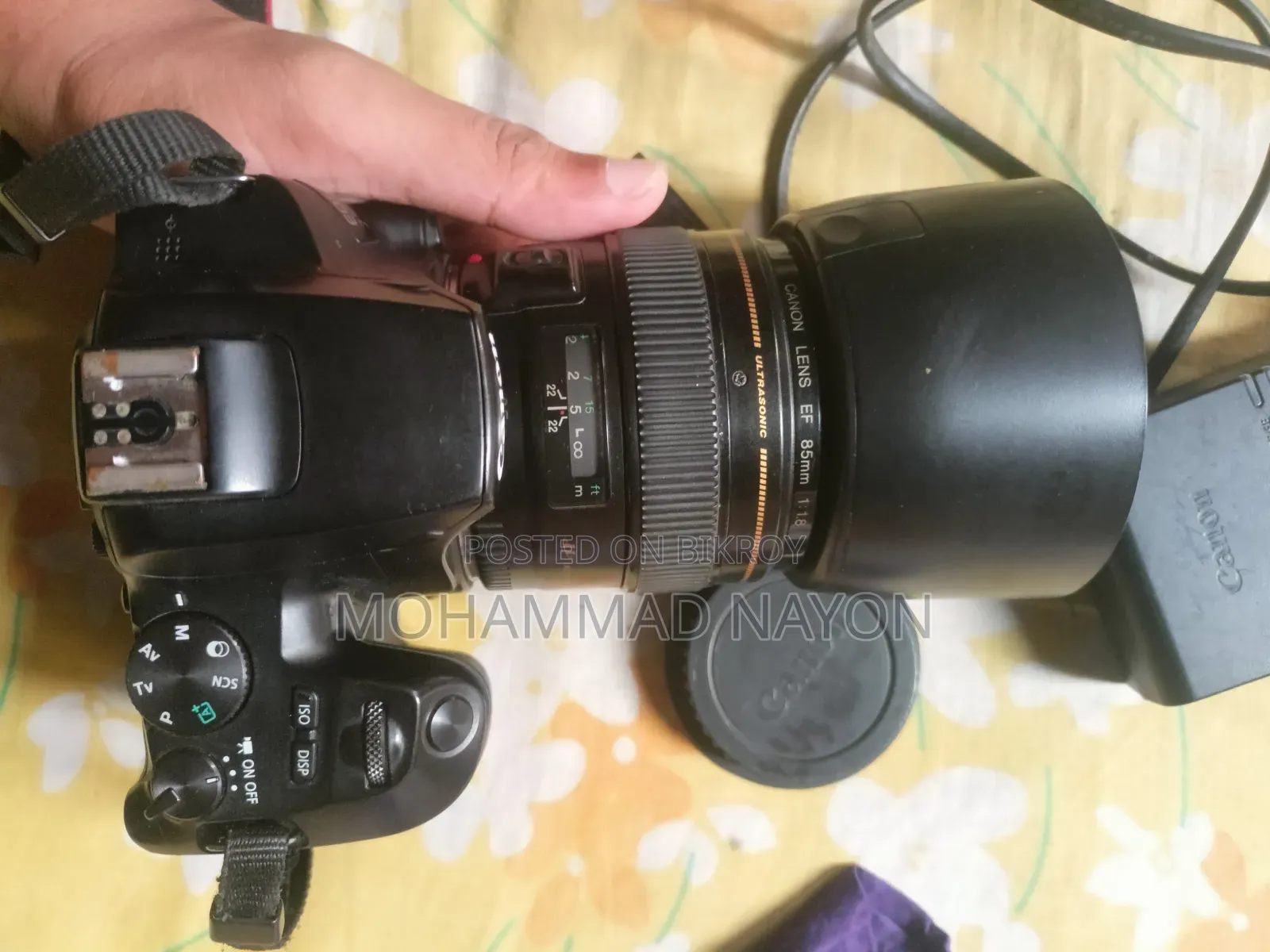 ক্যানন ২৫০ডি উইথ ৮৫মিমি প্রাইম লেন্স এসটিএম