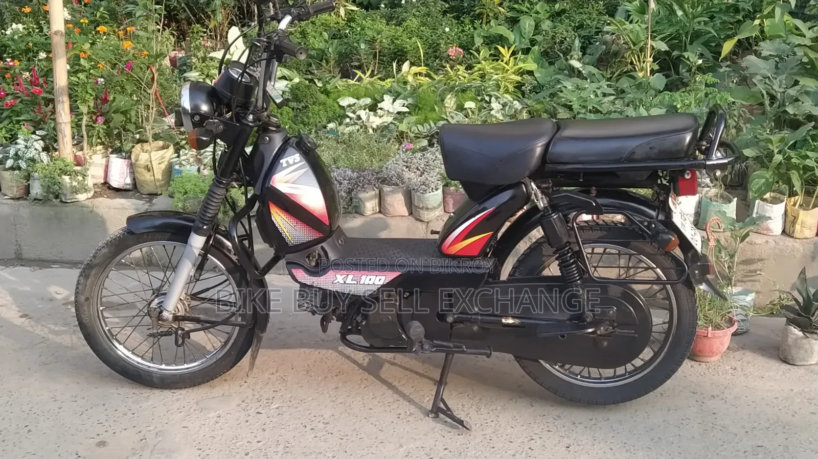 টিভিএস এক্সএল ১০০ ২০১৮ কালো
