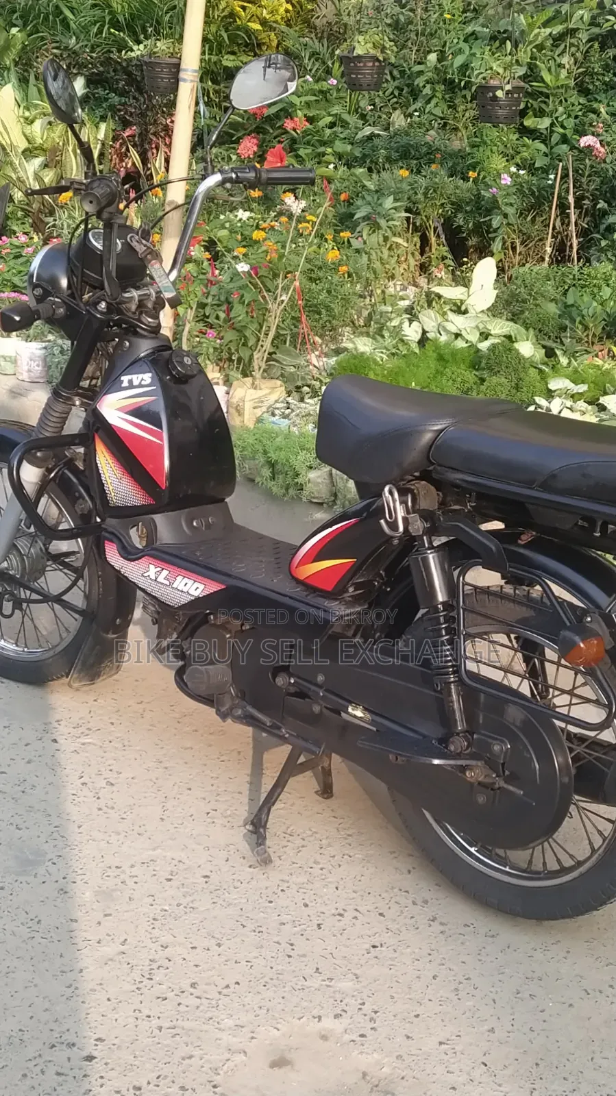 টিভিএস এক্সএল ১০০ ২০১৮ কালো