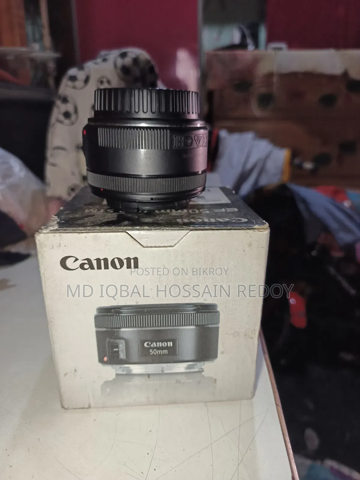 Canon EF 50mm F/1.8 STM Lens (Fresh Condition)