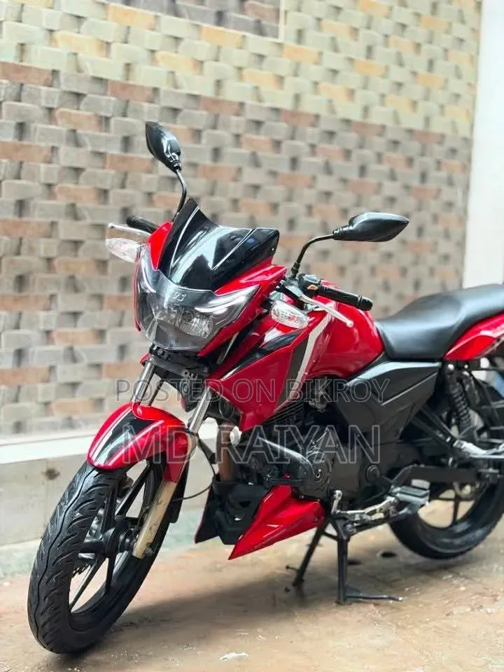 TVS Apache RTR 160 2v Refresh X-connect 2018 Red