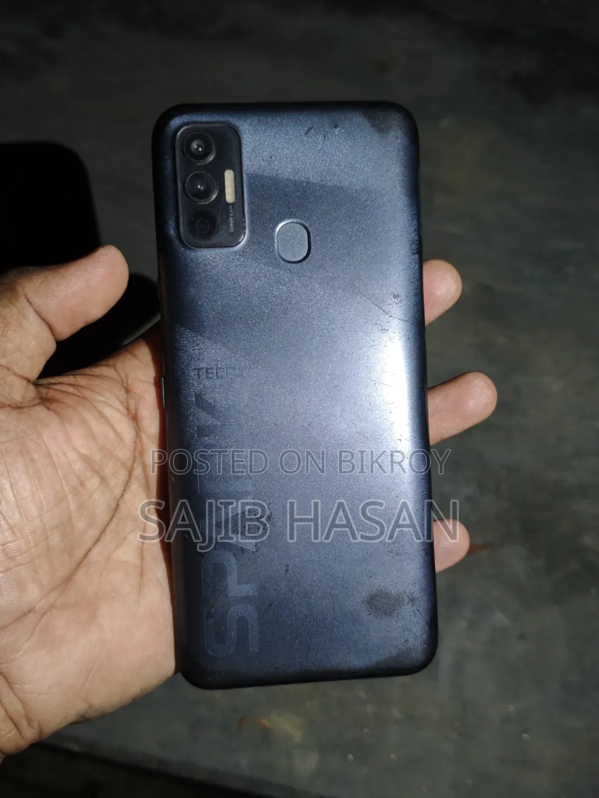 Tecno Spark 7 64 GB Black