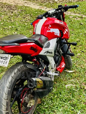 টিভিএস আপাচে আরটিআর ১৬০ ৪ভি ২০১৮ লাল