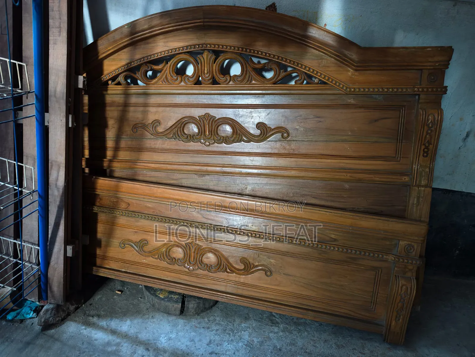 Teak Wood Bed (6*7 Feet). (Using Product)