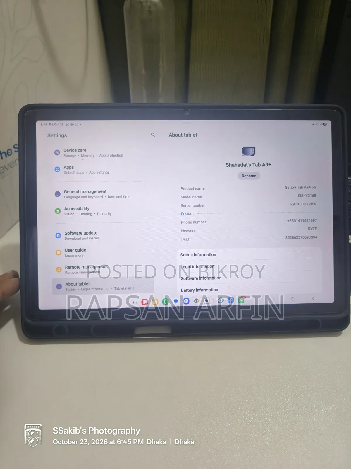 Samsung Galaxy Tab A9+ 128 GB Gray