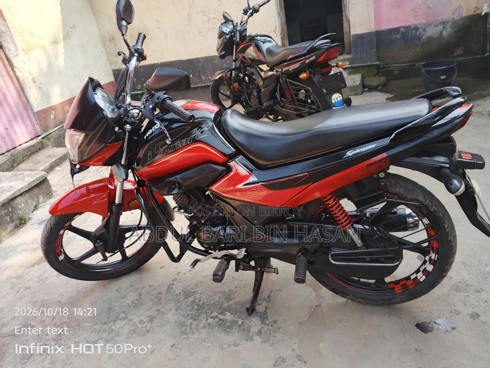 Hero Splendor iSmart 2020 Red