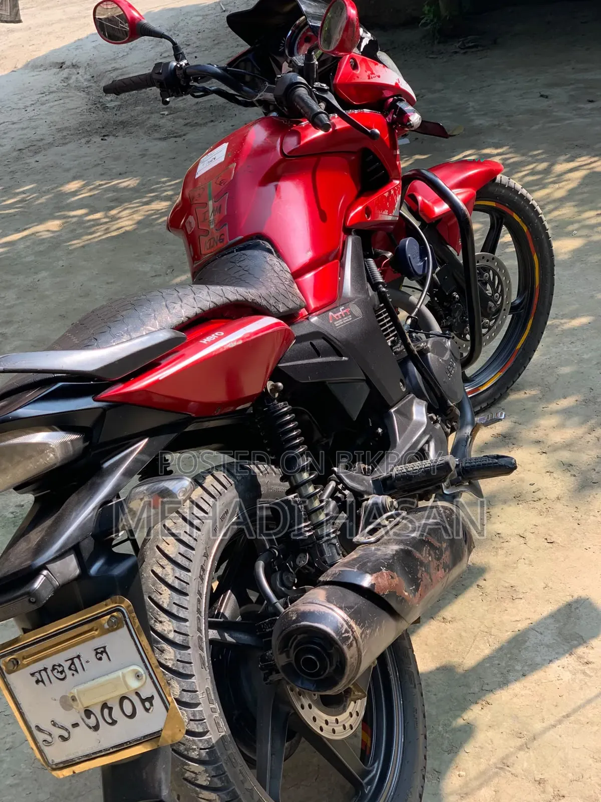 Hero Hunk 150R Dual Disc ABS 2018 Red
