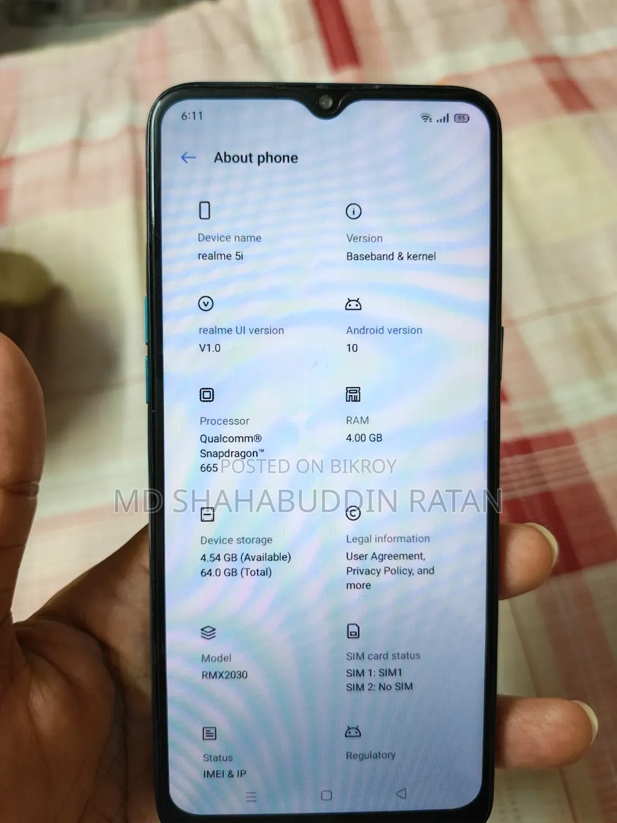 Realme 5i 64 GB Blue