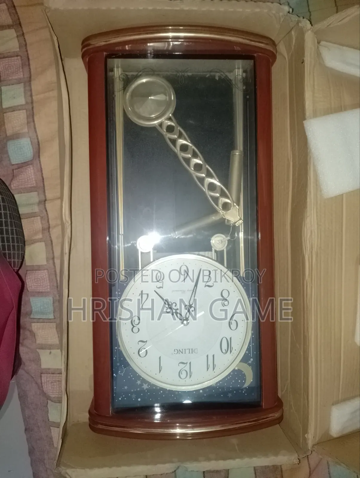 Diling পেন্ডুলাম রাজকীয় ঘড়ি