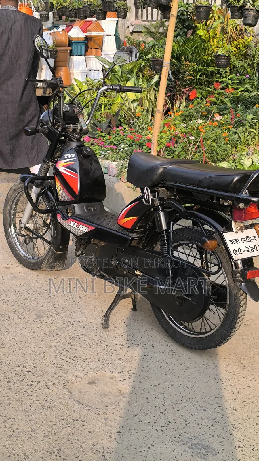 টিভিএস এক্সএল ১০০ ২০১৮ কালো