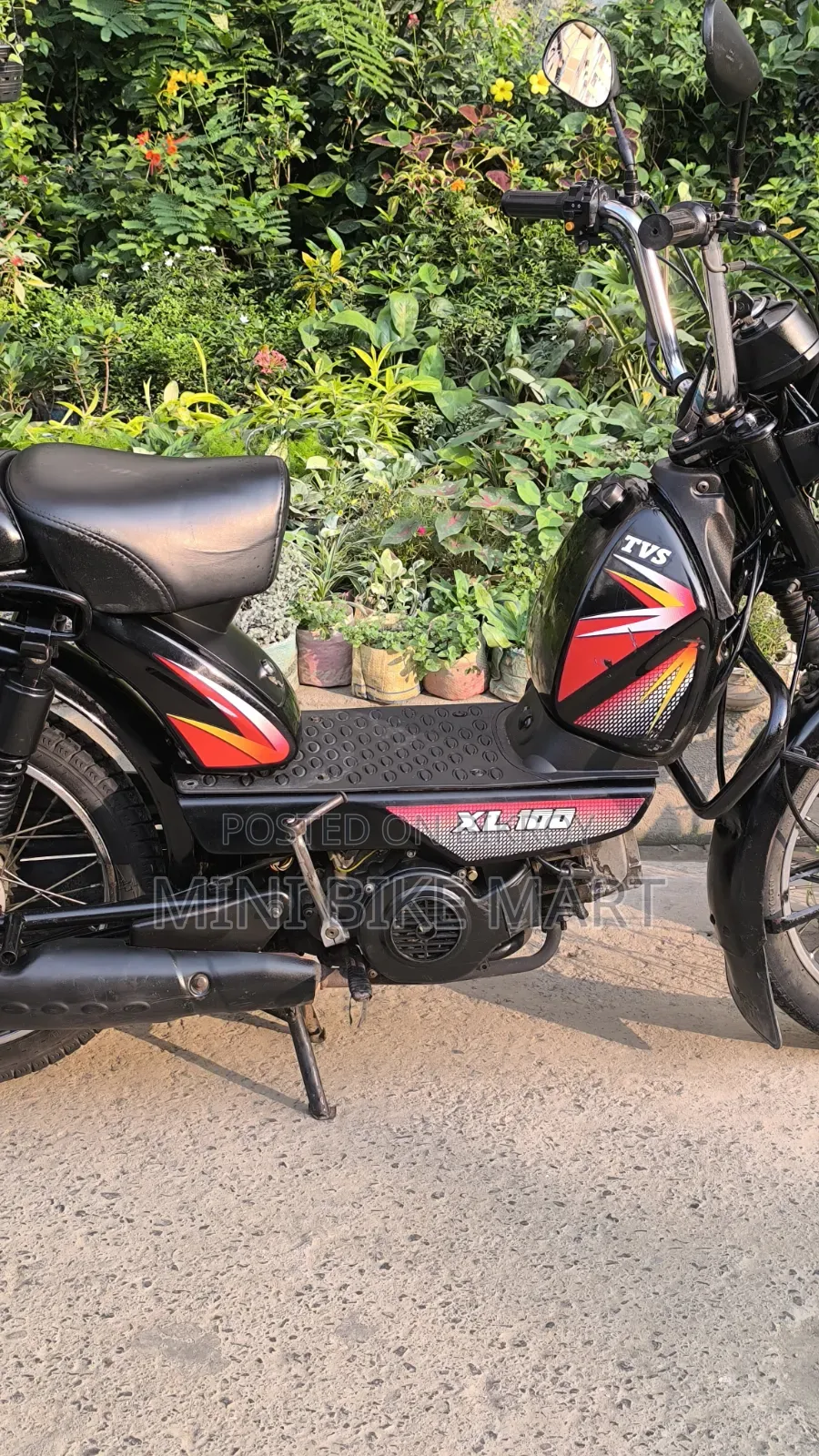 টিভিএস এক্সএল ১০০ ২০১৮ কালো