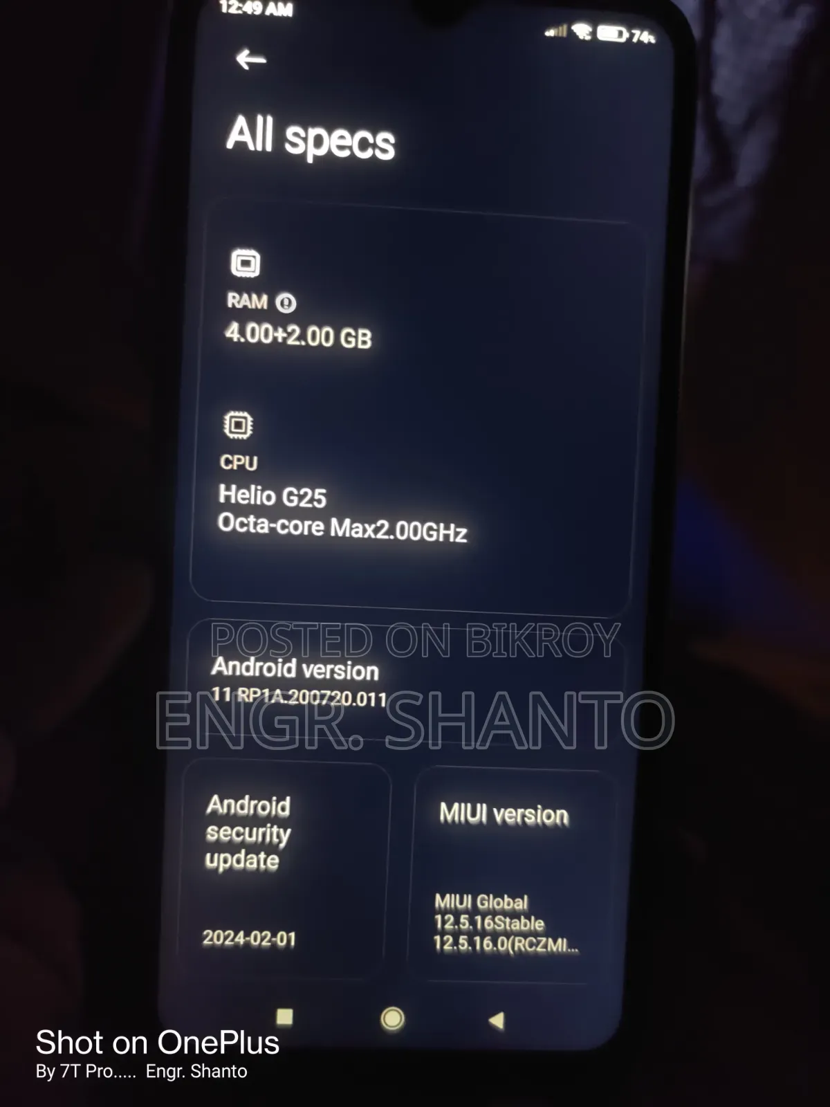 Xiaomi Redmi 10A 128 GB Red