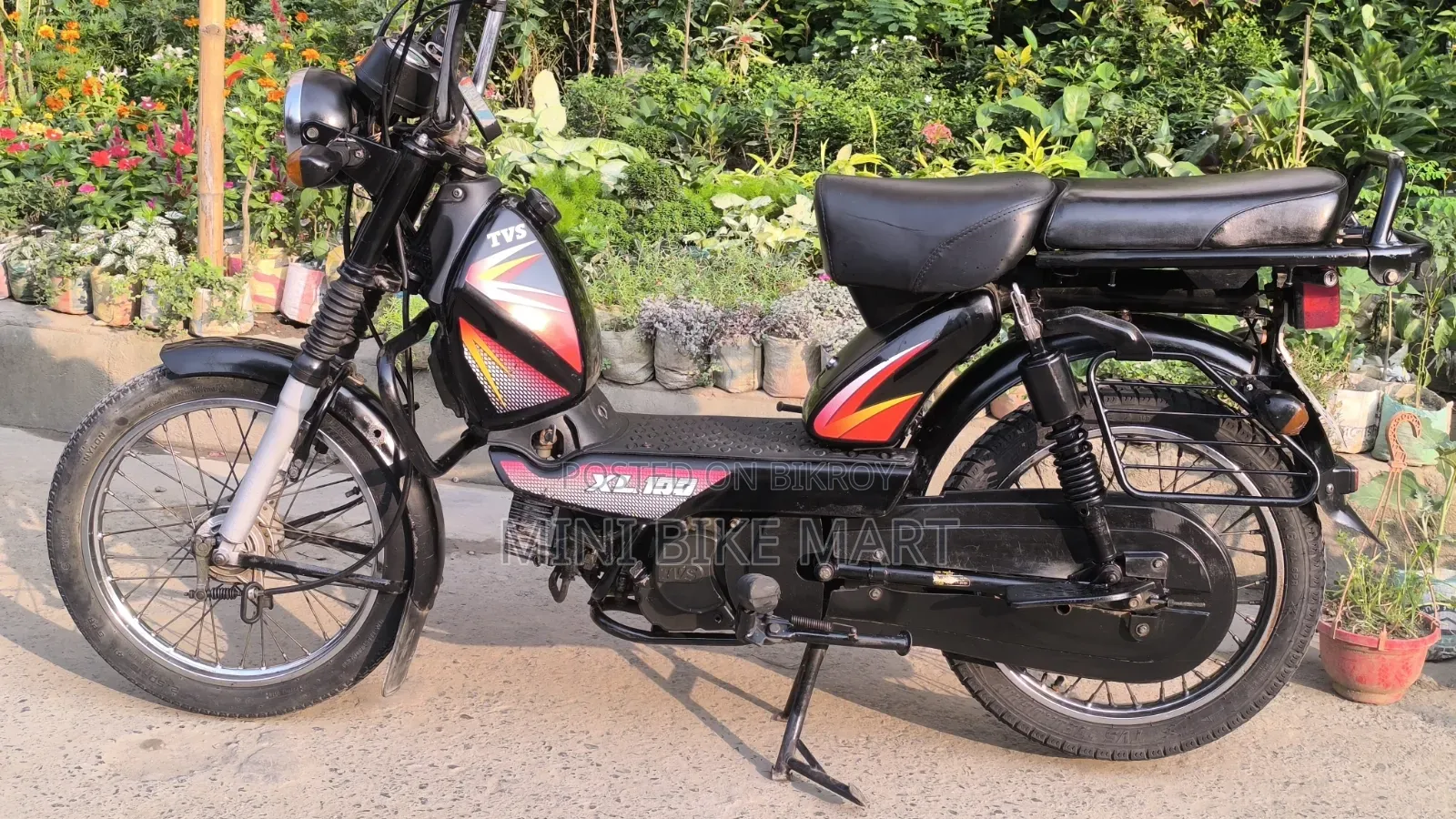 টিভিএস এক্সএল ১০০ ২০১৮ কালো
