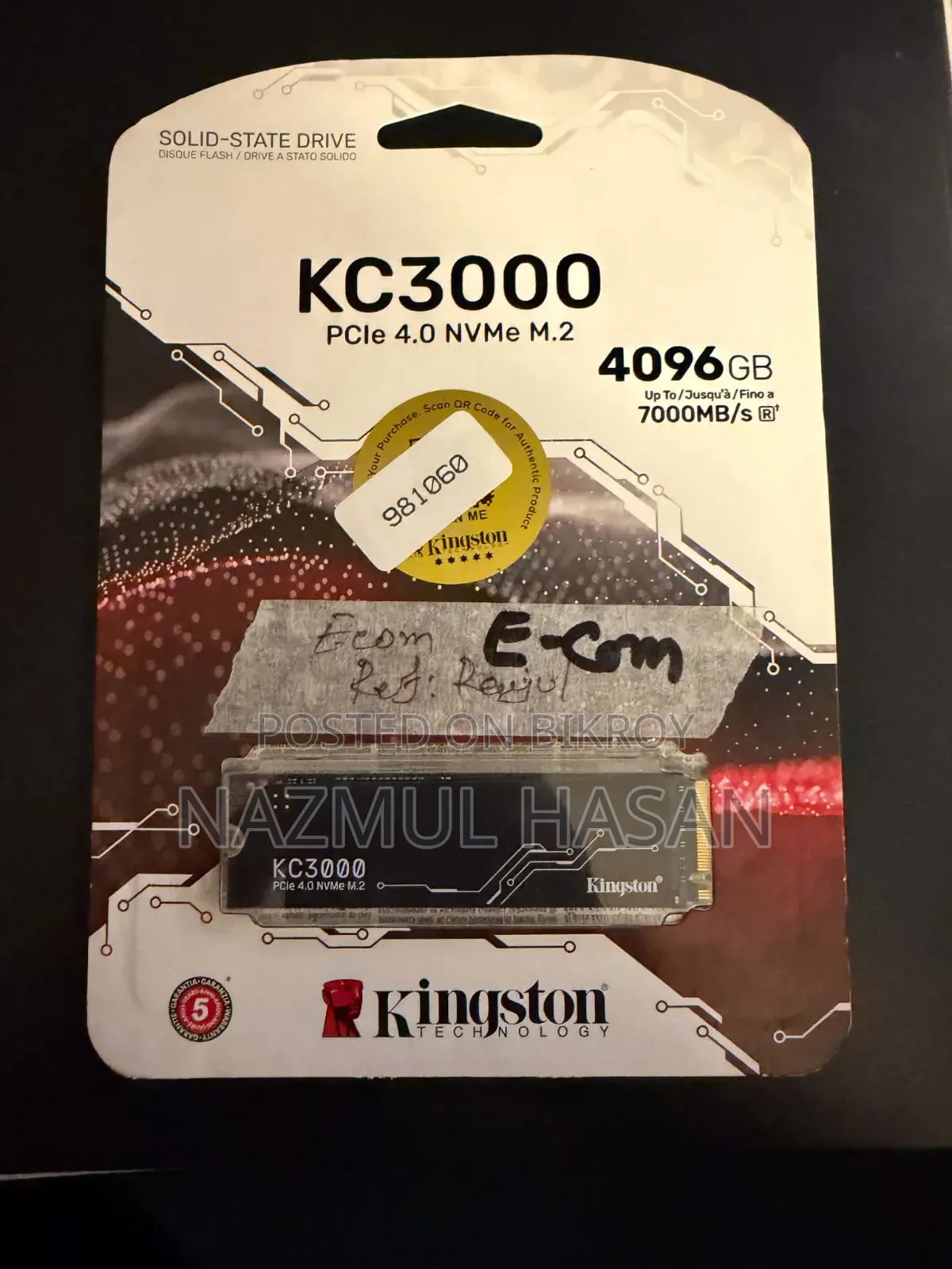 Kingston Kc300 4TB SSD