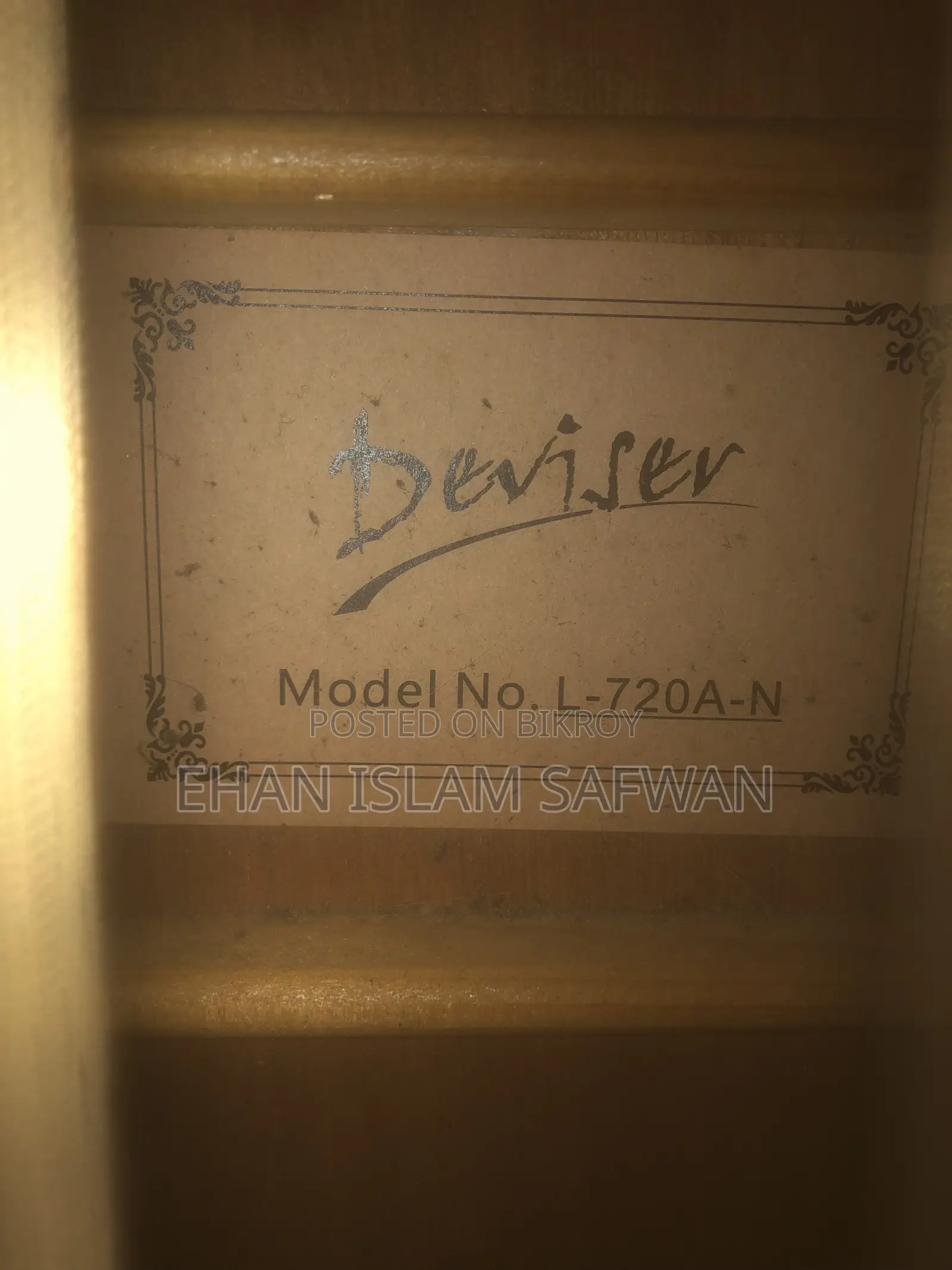 Deviser L-720a-N Acoustic Guitar