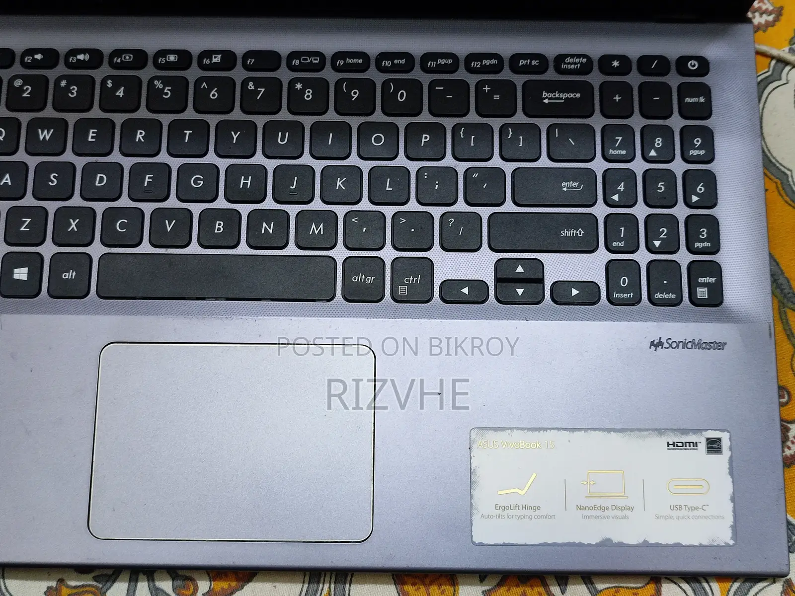 Laptop Asus Vivobook 15 12GB Intel Core i3 SSD 1T