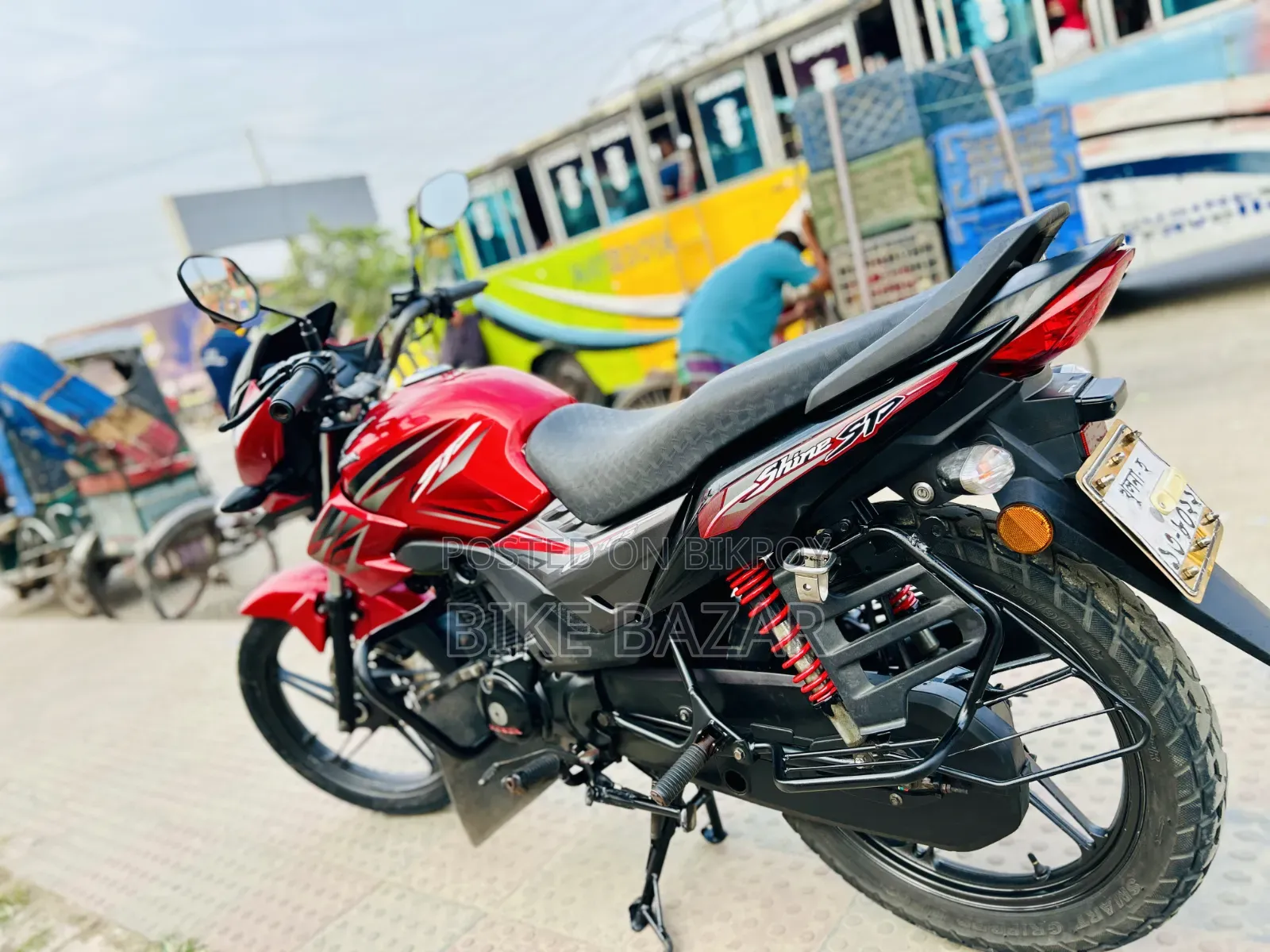 Honda Shine SP 2022 Red