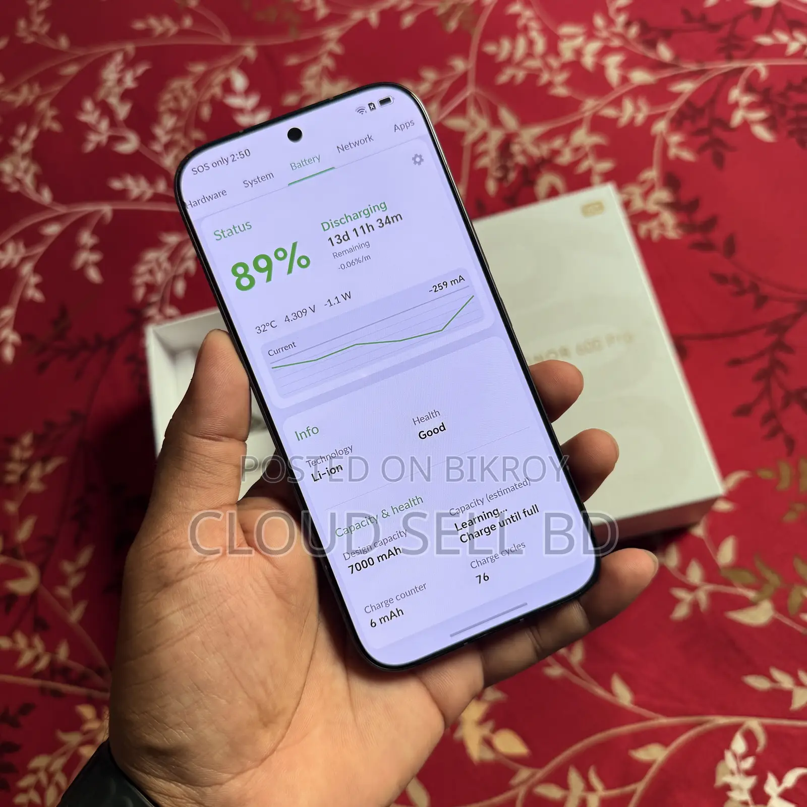 Honor 600 Pro 256 GB Black