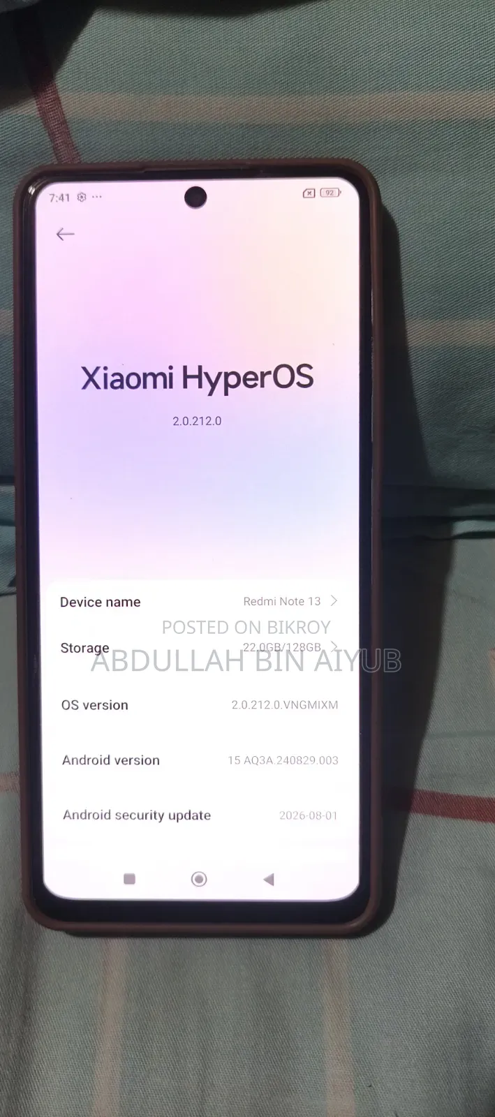 Xiaomi Redmi Note 13 128 GB Red