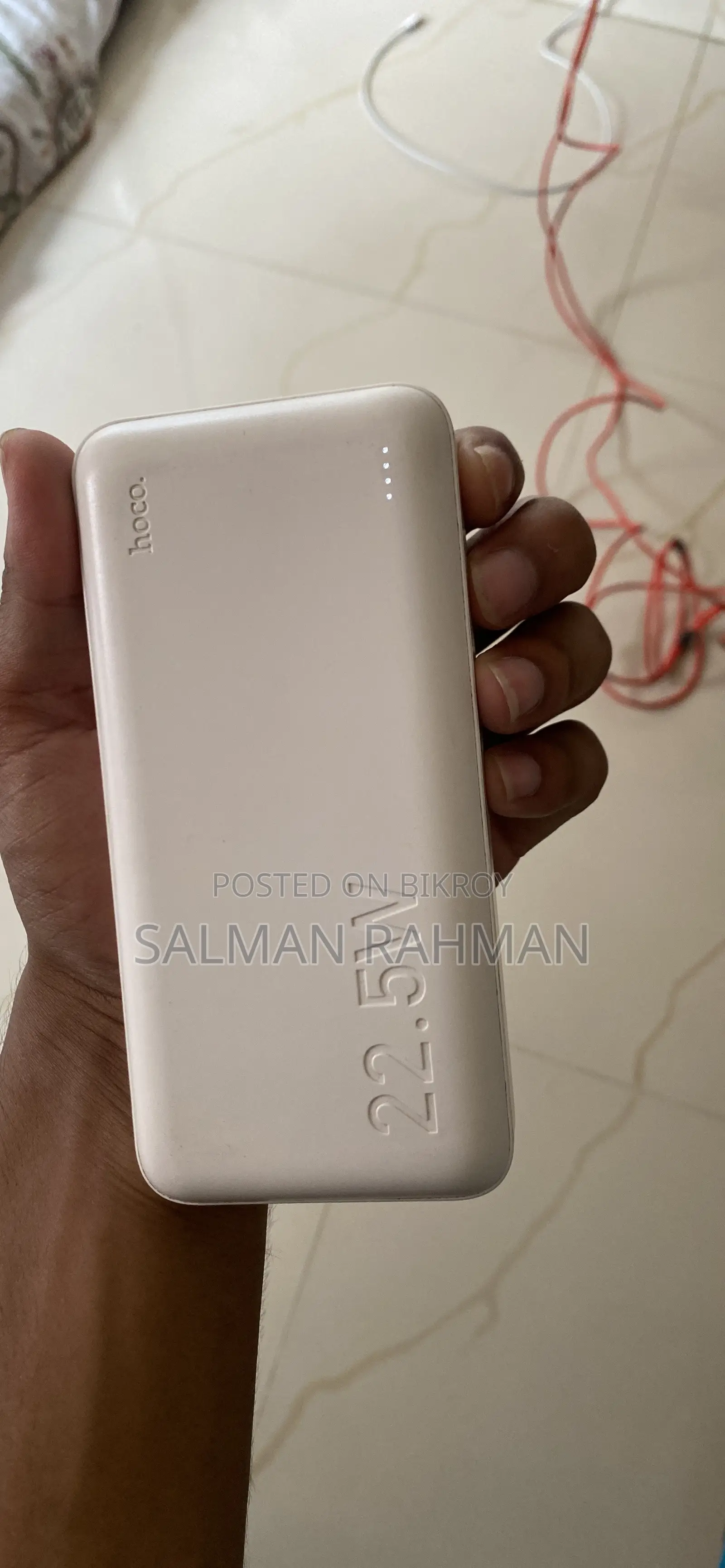 হোকো জে১০১এ অ্যাস্টুট ২০০০০এমএএইচ ২২.৫ডব্লিউ ফাস্ট চার্জিং পাওয়ার ব্যাংক
