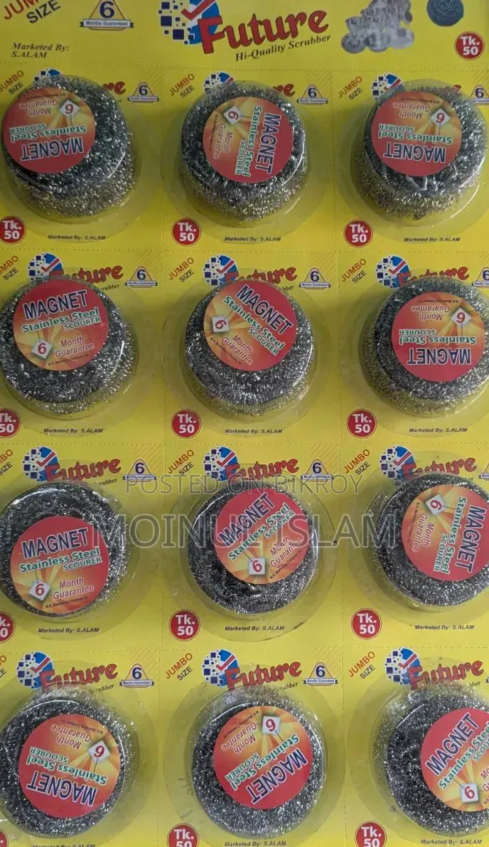 Future Magnet Stainless Steel Scourer (Dishwashing Scourer / Scrub)
