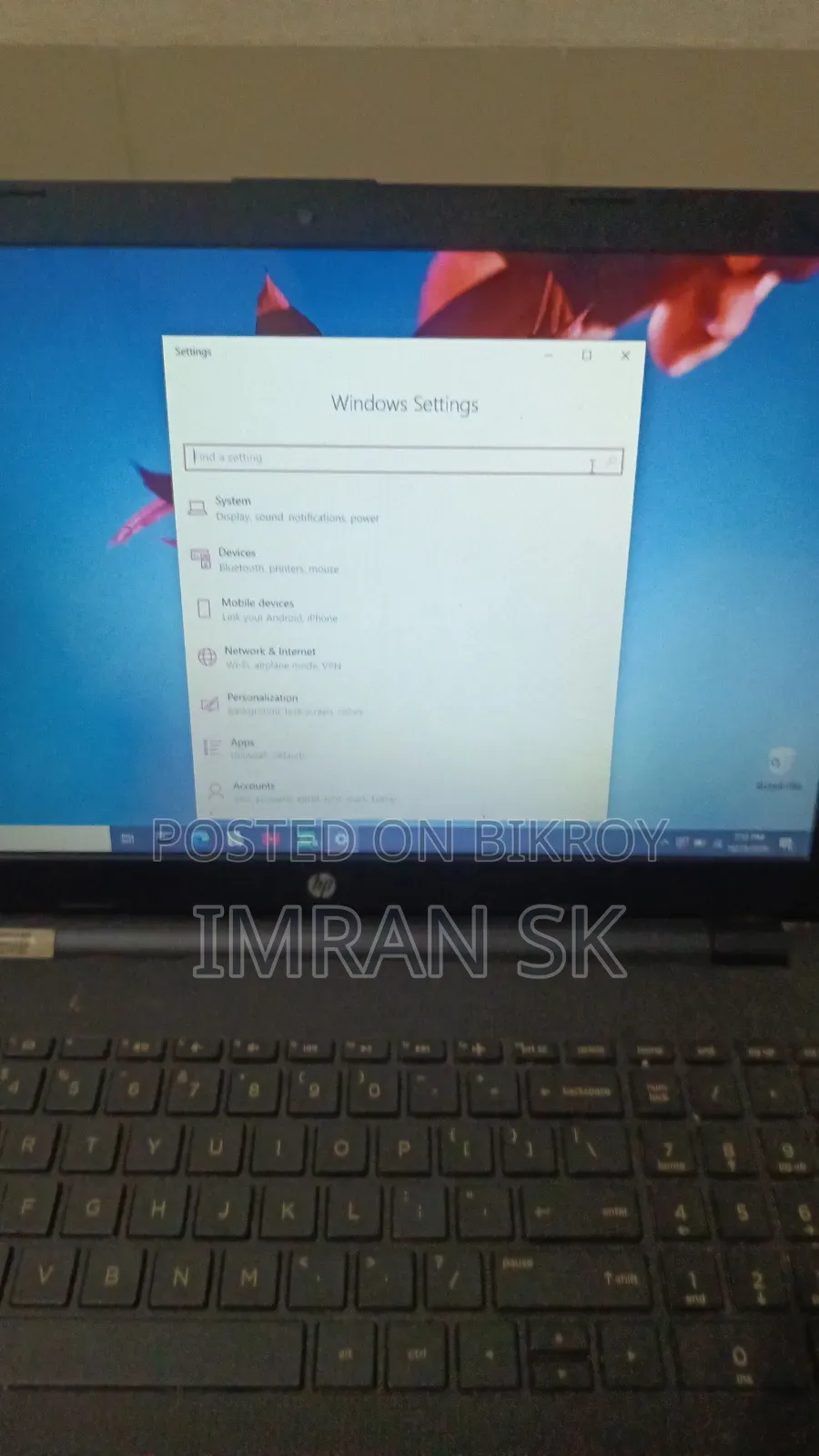 Laptop HP 15 4GB Intel Core i3 HDD 1T