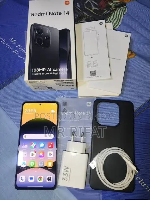 Xiaomi Redmi Note 14 4G 128 GB Black