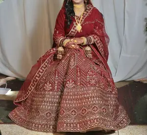 Dark Velvet Chocolate Lehenga