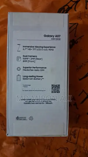 Samsung Galaxy A07 128 GB Black
