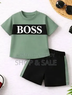 Kids Cotton T-Shirt and Pant Set