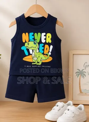 Kids Cotton T-Shirt and Pant Set