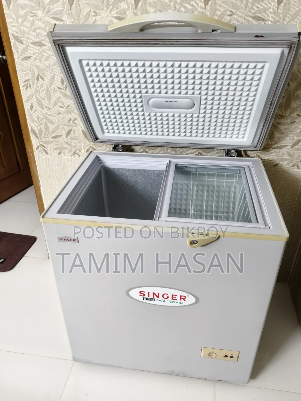 Singer BD-142-GL ১৩৮ লিটার চেস্ট/ডিপ ফ্রিজার স্লাইডিং গ্লাস ডোর