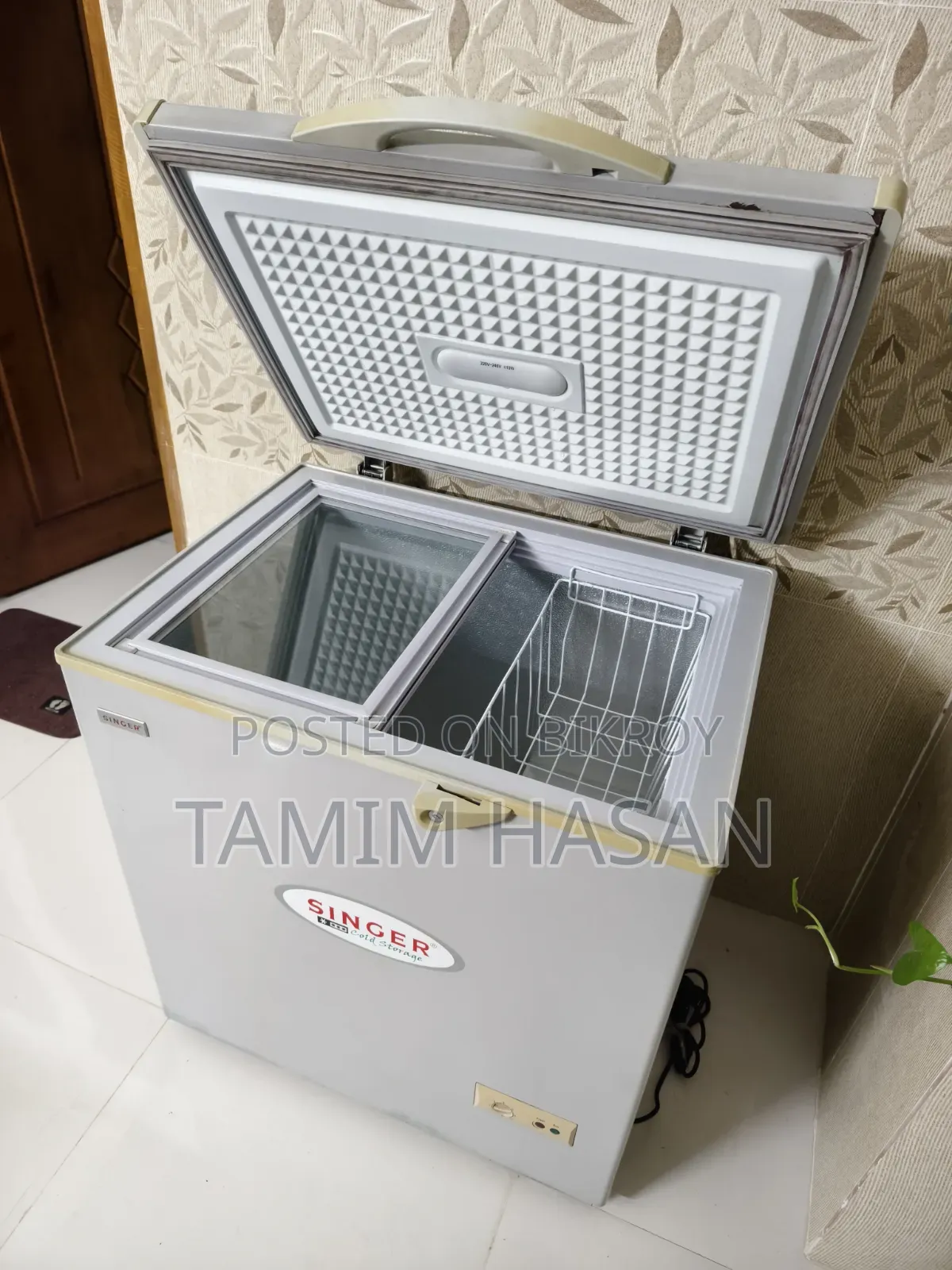Singer BD-142-GL ১৩৮ লিটার চেস্ট/ডিপ ফ্রিজার স্লাইডিং গ্লাস ডোর