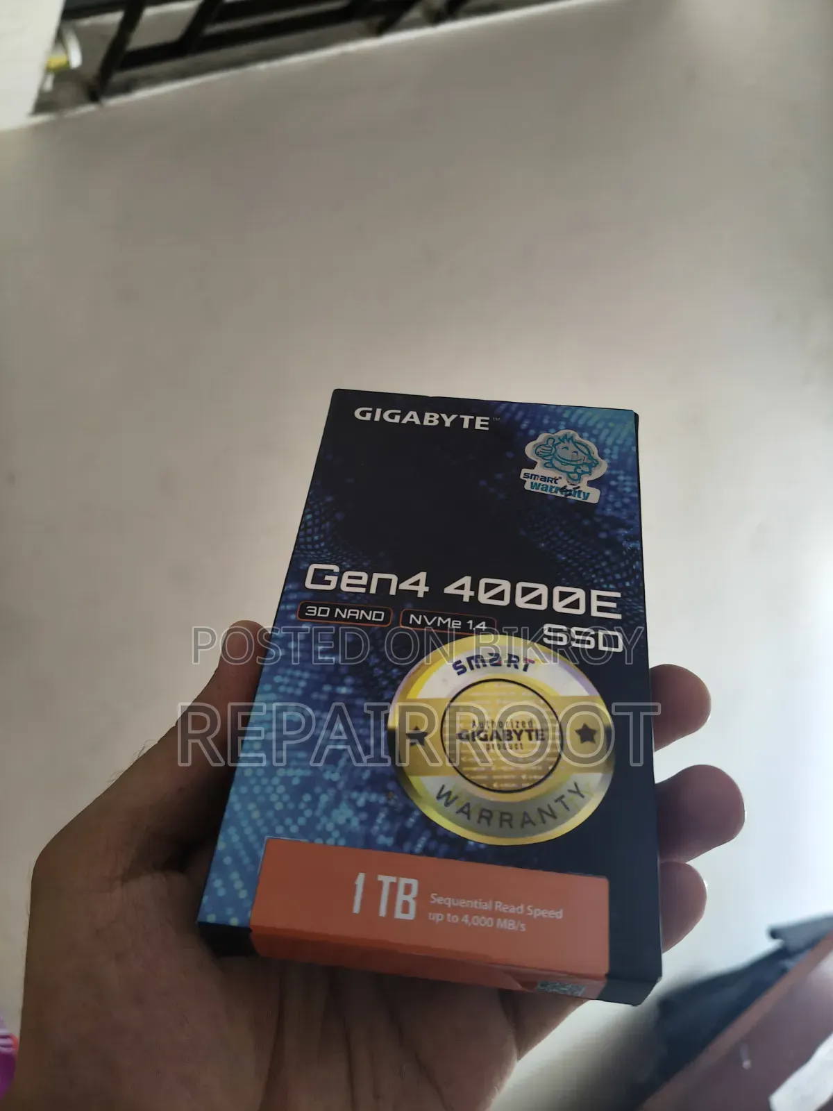 Gigabyte Gen4 4000e 1TB Nvme M.2 SSD