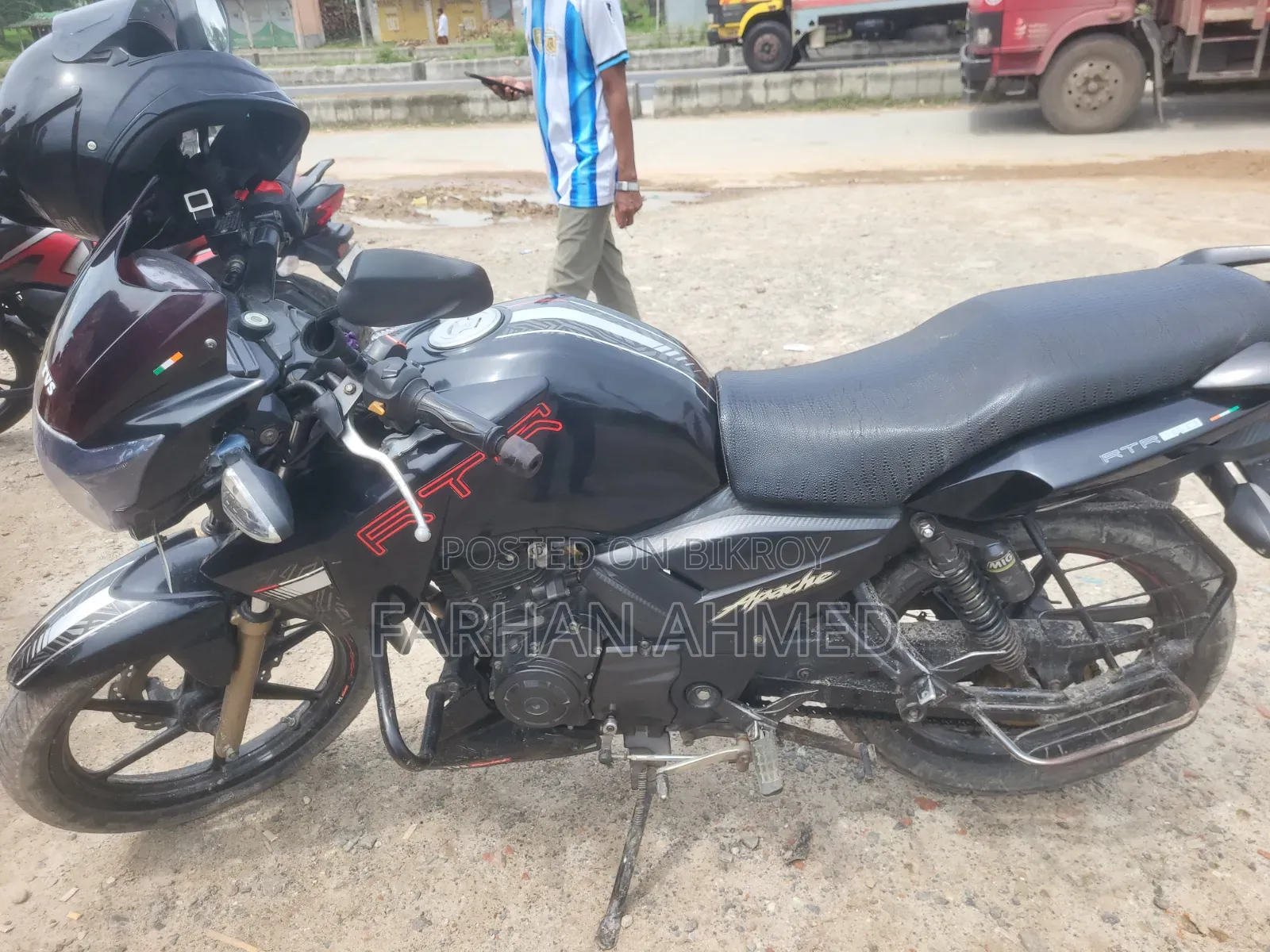 টিভিএস আপাচি আরটিআর ১৬০ টুভি ২০২১ ব্ল্যাক