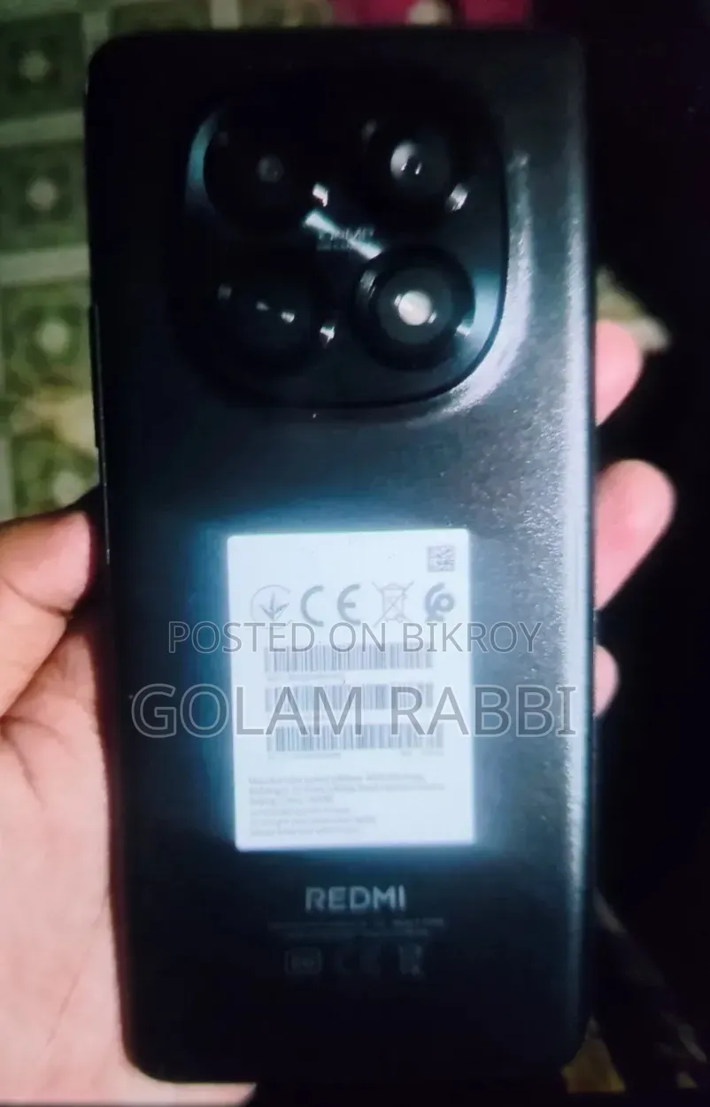 শাওমি রেডমি নোট ১৫ ২৫৬ জিবি কালো