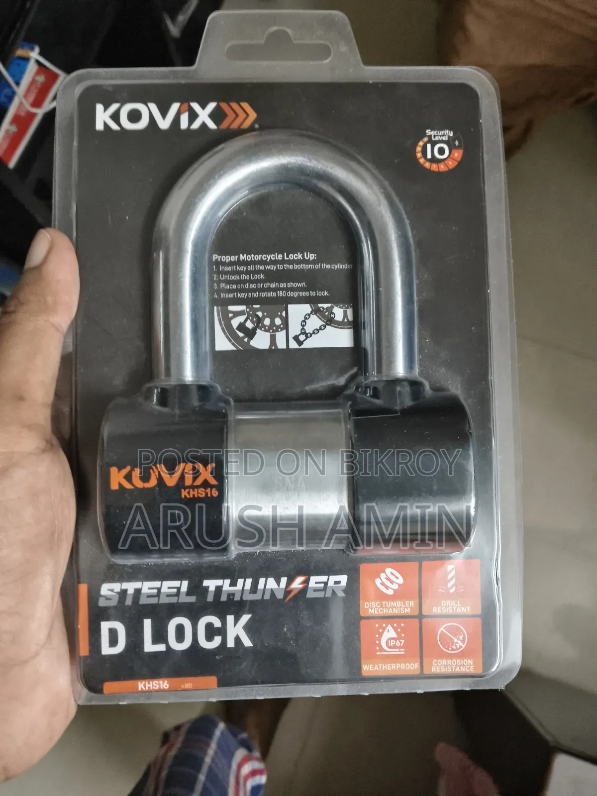 KOVIX KHS16 Steel Thunder D-Lock