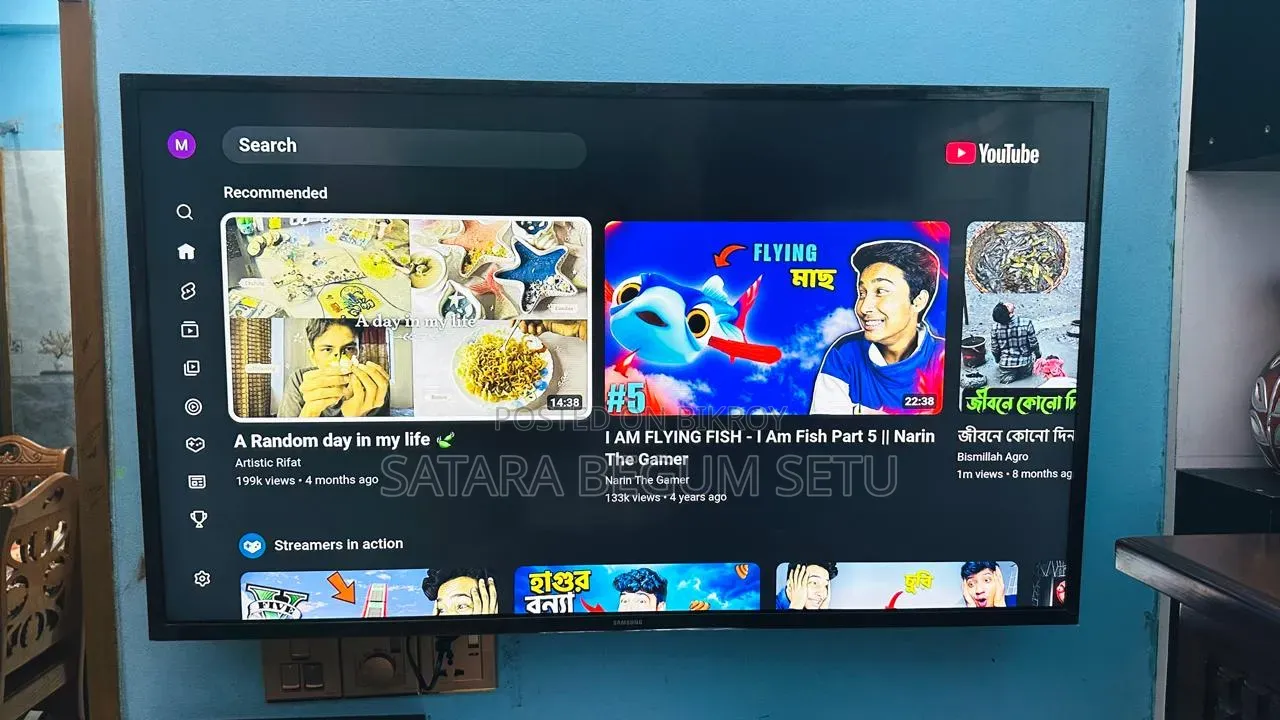Samsung Inche 4K Support Voice Control TV Dolby Audio System Korean TV